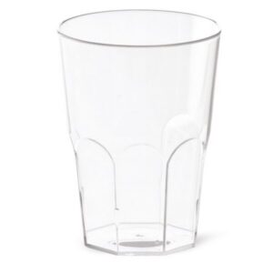 DRINK SAFE szklanka 500ml transparentna op.5szt. (k/10) WIELORAZOWE