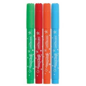 Flamastry KEYROAD Jumbo, 12szt., na zawieszce, mix kolorów