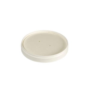 PAP zupa fi.117mm Biały pokrywka op.25szt (k/21) BioPak PFAS Free