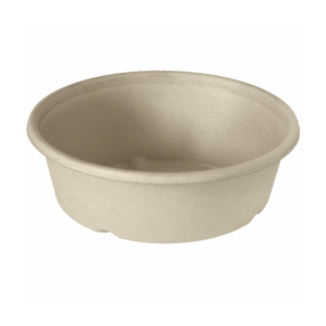Miska z trzciny cukrowej 900ml, fi.194mm op.40szt. (k/4) kolor naturalny, DUNI BioPak
