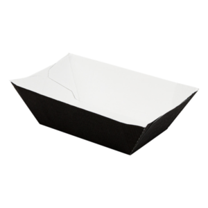Tacka czarna 240ml 8,5x5x4cm op.200szt. (k/9) THEPACK