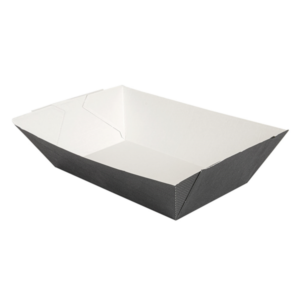 Tacka czarna 2400ml 17x9,7x6,3cm op.100szt. (k/6) THEPACK