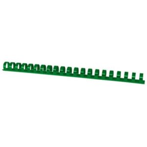 Grzbiety do bindowania OFFICE PRODUCTS, A4, 16mm (145 kartek), 100 szt., zielone