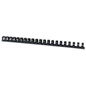 Grzbiety do bindowania OFFICE PRODUCTS, A4, 19mm (165 kartek), 100 szt., czarne