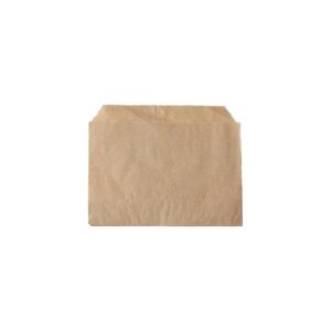 Torebka frytki 140x100mm brązowa 35+6PE op.200szt.duża (k/10) TnP