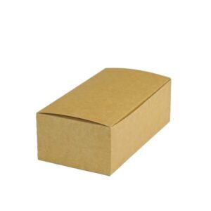 Pudełko kurczak duży brązowe 220x120x75 mm, op.100 sztuk