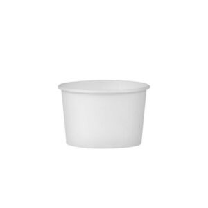 Miseczka PAP/BIO do lodów 245ml biała op.25szt. śr.95mm (k/24)