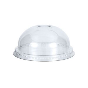 Dekiel do kubka PET 0,3, 0,4 i 0,5l śr. 95mm, wypukły z dziurą, op. 50 sztuk