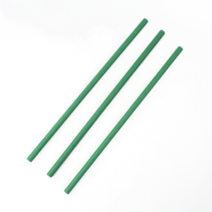 Słomki papierowe śr.6mm dł.19,7cm ZIELONE op.100szt. (k/55) TnG