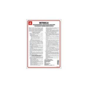 Instrukcja ogólna przeciwpożarowa DN - 350 x 245mm DB001DNPN