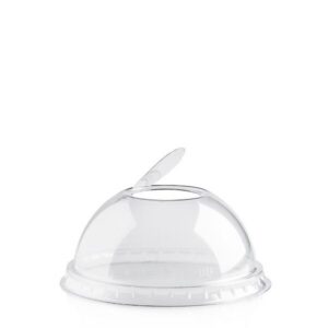 Dekiel rPETdo kubka Milk Shake 95mm z otworem op.50szt.. (k/10)