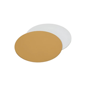 Złoty krążek pod tort śr.22cm op.50szt. 1100g