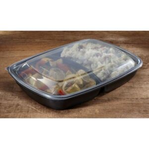FastPac pokrywka niedzielona do pojemnika 1350ml transparentna 28x20x2cm op.50 sztuk
