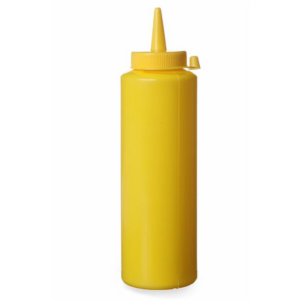 Dyspenser do sosów 350ml żółty