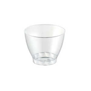 FINGERFOOD PS kubek TIME 280ml 93x69mm, op.12szt (k/24) transparentny