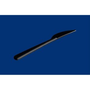 Nóż SUPERIOR czarny, op. 50szt S523 GRUBY 180mm, wielorazowy (k/40)