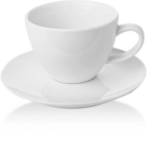 Filiżanka elegancka ze spodkiem Bianco 2