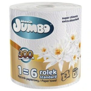 Ręcznik rola MINI Słonik Jumbo 300 op.15 rolek, celuloza, 2W, 60m