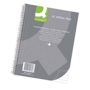 Kołonotatnik Q-CONNECT, A5, w linię, 80 kart., 70gsm, perforacja
