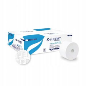 Papier toaletowy Strong 900ID LUCART 202m, 2W, op.12rol. JUMBO autocut, papierowa gilza