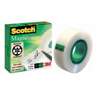 Taśma biurowa SCOTCH® Magic™ (810), matowa, 19mm, 33m