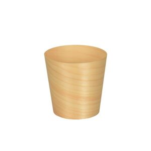 FINGERFOOD - pucharki okrągłe śr.6xh.6cm drewniane op. 50 sztuk
