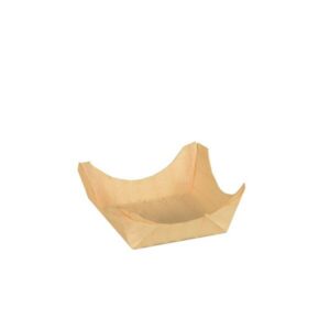FINGERFOOD - miseczki kwadratowe 4x4xh.1,5cm drewniane op. 50 sztuk