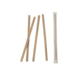 Mieszadełka drewniane 11cm op.1000szt. pojedynczo pakowane,gr.5mm PURE (k/10)