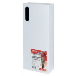 Grzbiety do bindowania OFFICE PRODUCTS, A4, 10mm (65 kartek), 100 szt., czarne