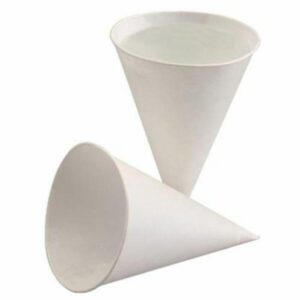 Kubek PAP/BIO rożek 150ml biały op200szt (k/25) śr.75mm
