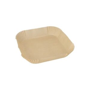 Forma do wypieków 20x20x4,5cm brązowy do Air Fryer op.100szt.
