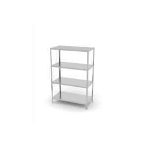 Regał magazynowy 4 półkowy 800x400x(H)1800 - skręcany kod 812518