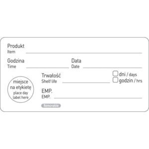 Naklejka Food Safety "Data przydatności" - kod 850206