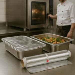 Folia aluminiowa dla gastronomii Think"n Pack 440mm 1,5kg -kartonik
