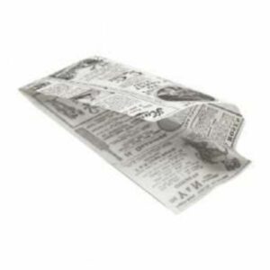 TIMES biała torebka hot-dog 9 + 3x22cm, tłuszczoodporny pergamin, op. 500 sztuk
