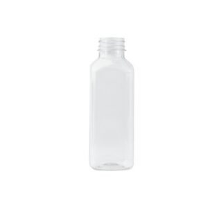 Butelka PET kwadratowa 480ml gwint 38mm 2 start, soki, smoothie, koktajle TnP op. 100 sztuk