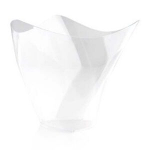FINGERFOOD - kubek DORICO 400 ml 9,9cm x h.9,9cm x śr.12,9 cm transparentny PS op. 50 sztuk