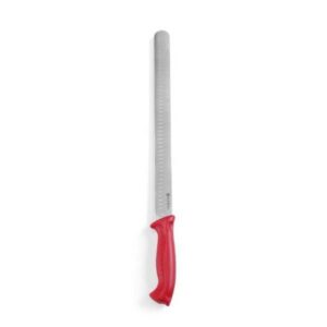 Nóż do kebaba, shoarmy, szynki HACCP - 350 mm, czerwony - kod 842928