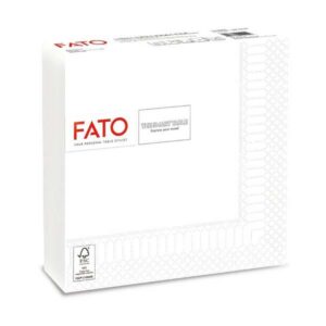 Serwetki 40x40 3W białe FATO op.100szt. (k/8) Smart Table