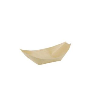 FINGERFOOD - miseczki z drewna 16,5xh.8,5cm "łódka" op. 50 sztuk