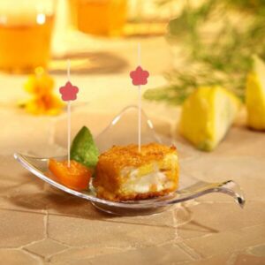 FINGERFOOD - patyczki FLOWER 7cm op. 100 sztuk