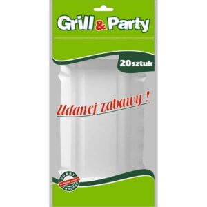 GRILL & PARTY - tacki papierowe op. 20 sztuk