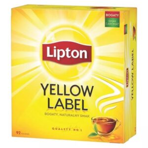 Herbata LIPTON Yellow Label, 100 torebek op. 1 szt.