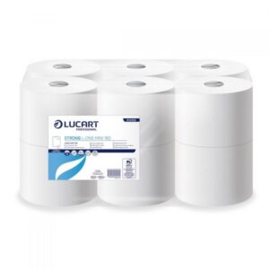 Papier toaletowy Strong L-ONE LUCART 180m, 2W, JUMBO - MINI 180 op. 12 rolek