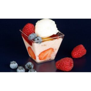 FINGERFOOD - kubek MINERVA 150ml PS transparentny op. 50 sztuk