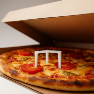 Podpórki do pizzy „Mercedes”, grube, PS, 1000szt.
