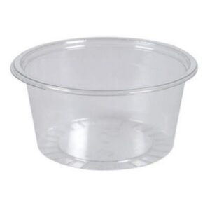 Pojemnik sos, dip, dressing rPET 100ml fi 75mm transparent op. 100 sztuk