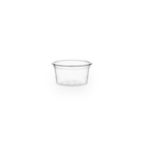 Sosjerka, pojemnik 15ml PLA śr.45xh.21mm VEGWARE, biodegradowalna op. 100 sztuk