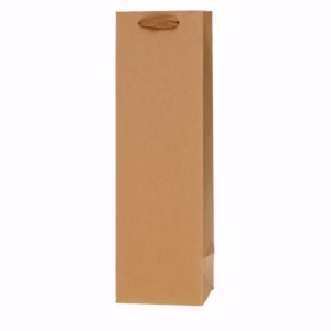 Torebka KRAFT KONIAK T12 op.12szt 11x36x10 brązowe idealna na wino