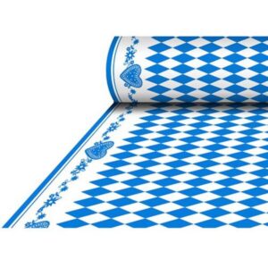 Obrus Airlaid 1,18x25m Bawarski Błękit imitujacy tkaninę